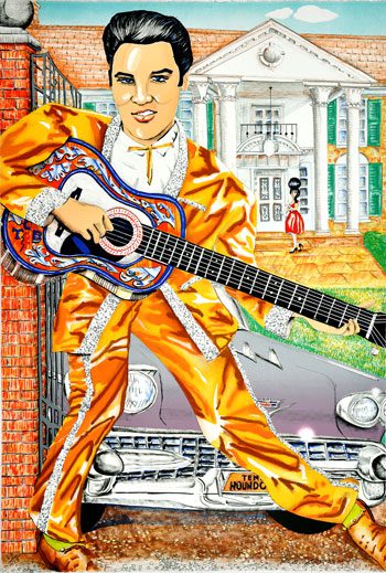 Elvis by Red Grooms