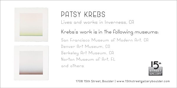 Patsy Krebs Paintings New Works on Paper